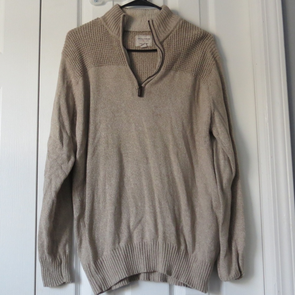 Cream Field & Stream Sweater